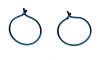 nioibum endless hoop earrings