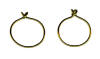 nioibum endless hoop earrings