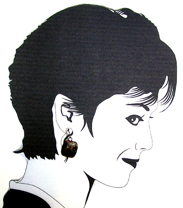 hypoallergenic Fossiliferous Jasper Earrings