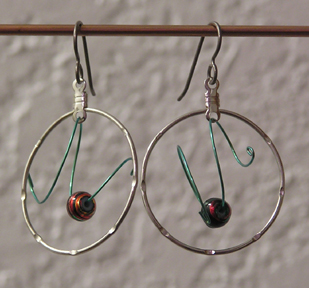 handcrafted hypoallergenic hoop earrings