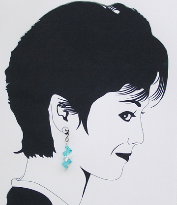 Swarovski dangle earrings