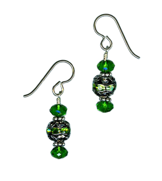 holiday ornament dangle earrings