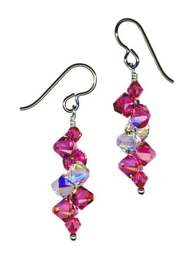 Swarovski dangle earrings