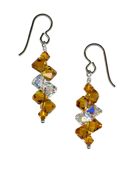 Swarovski dangle earrings