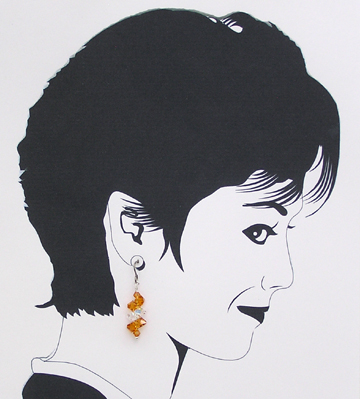Swarovski dangle earrings