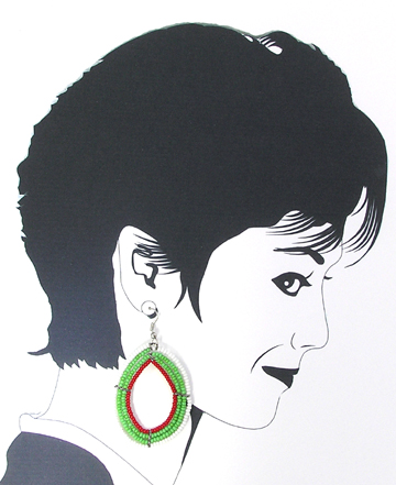 Maasai dangle earrings