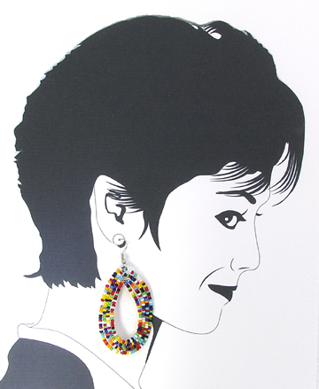 Maasai dangle earrings