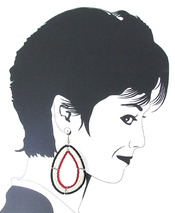 Maasai dangle earrings