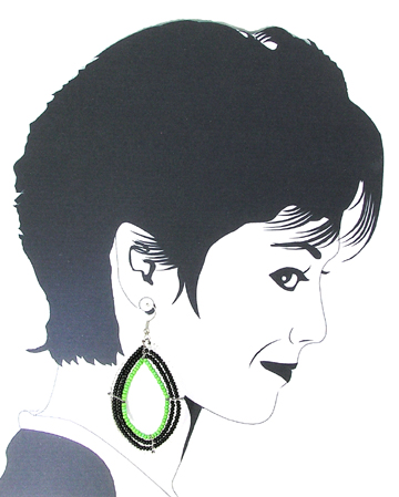 Maasai dangle earrings