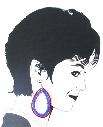 Maasai dangle earrings