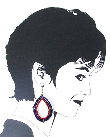 Maasai dangle earrings