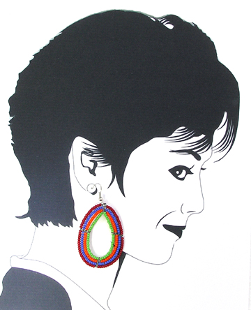 Maasai dangle earrings