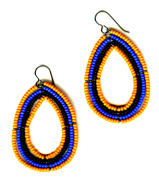 Maasai dangle earrings