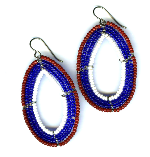 Maasai dangle earrings
