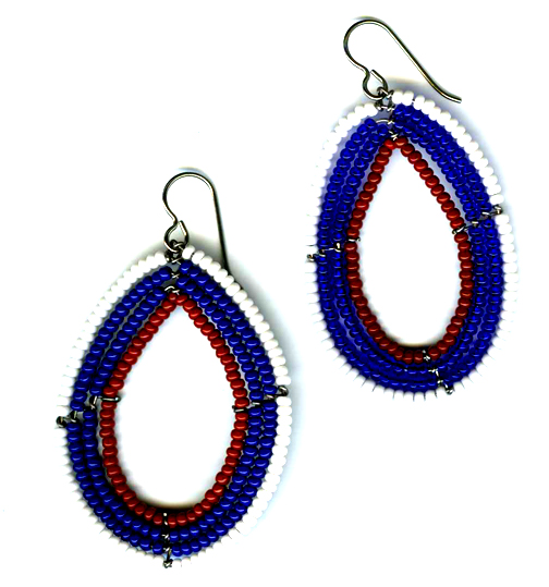 Maasai dangle earrings