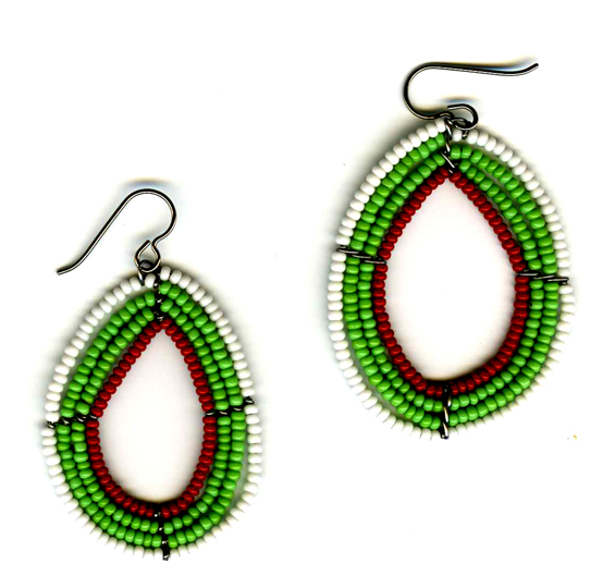 Maasai dangle earrings