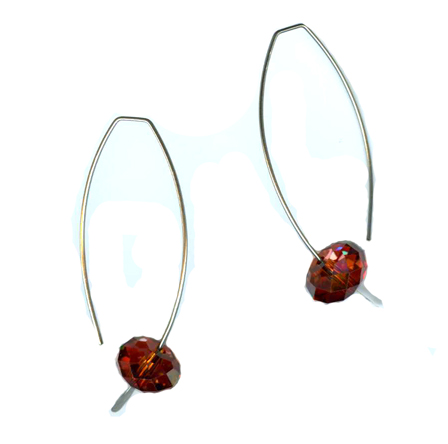 hypoallergenic long earwire earrings