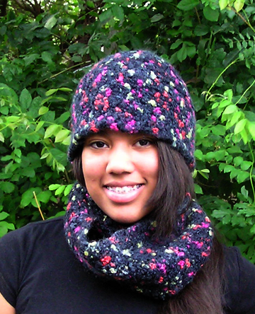 handmade designer Scorpius Infinity Cowl Scarf