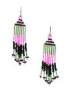 hypoallergenic native american bead earrings