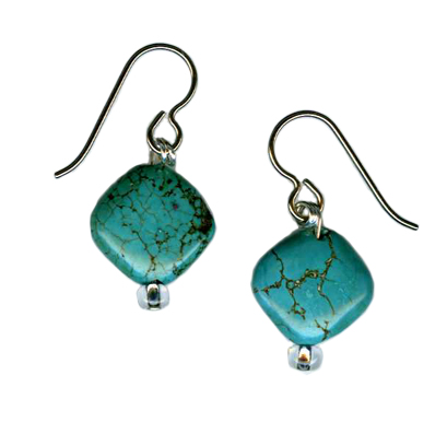 turquoise marcasite Hypoallergenic earrings