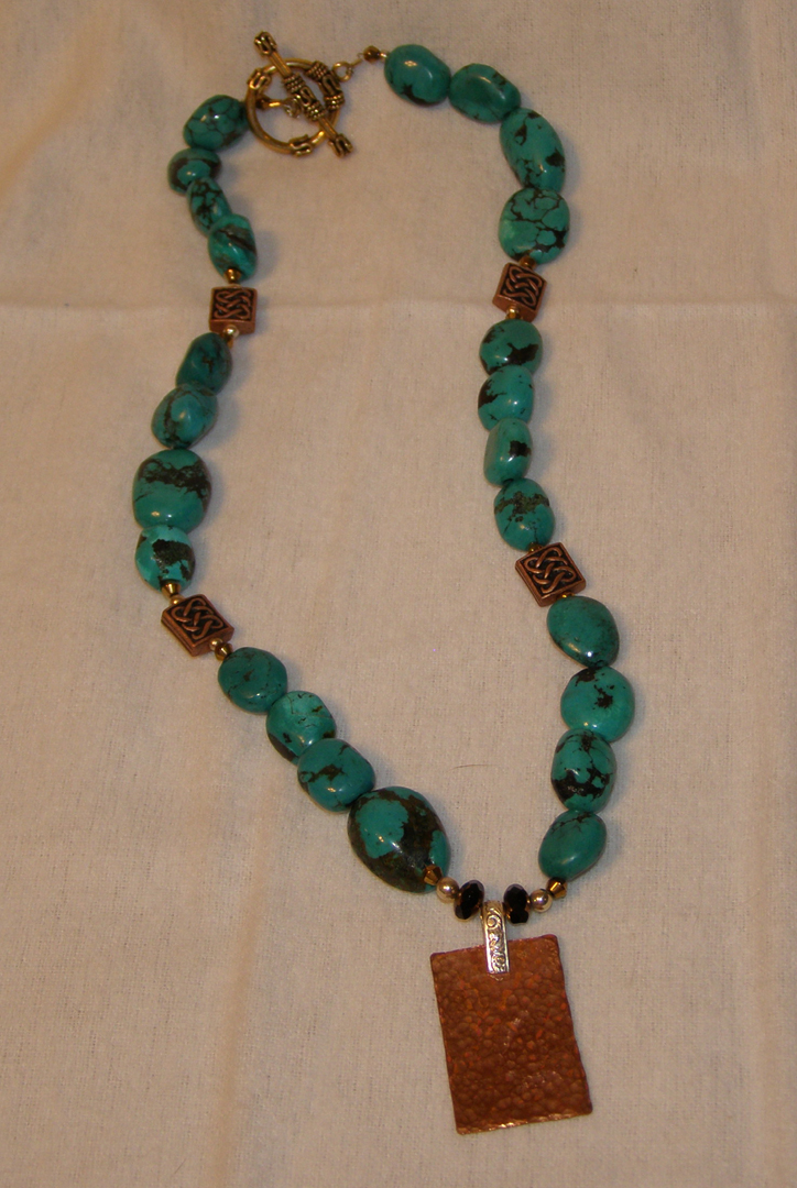 designer turquoise necklace