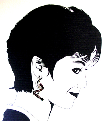 The Zen Lady Hypoallergenic Earrings Lavender Spirals